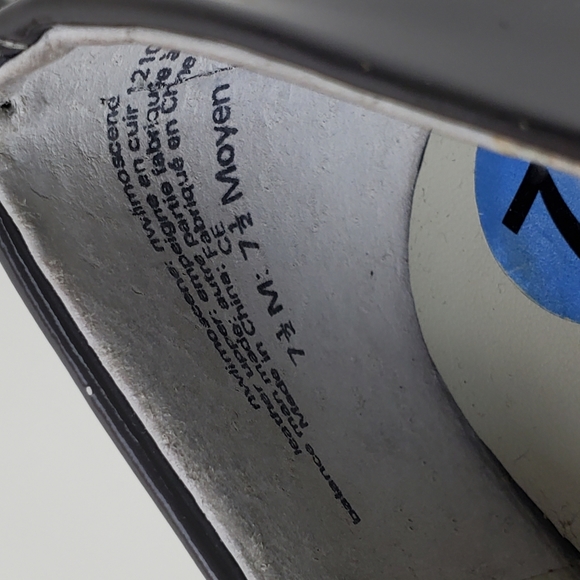 Nine West Women Pumps Grey Color Patent Leather Block Heel Size 7.5 - Picture 7 of 10